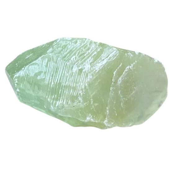 NWOT New Aviva Stanoff Green Calcite Crystal Grounding Healing Calm Energy 1.3oz - Picture 5 of 5